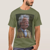 De wereld heeft je niets te danken t-shirt (Voorkant)