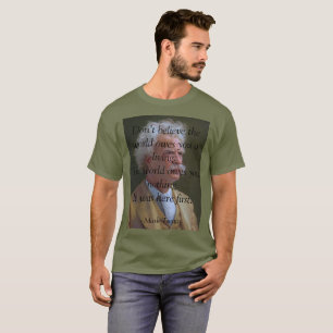 De wereld heeft je niets te danken t-shirt
