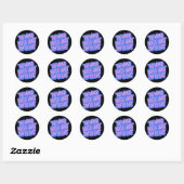 De wereld heeft jou nodig 1 ronde sticker (Vel)