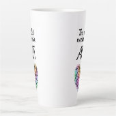 De wereld heeft meer ART nodig Latte Mok (Voorkant)