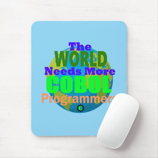 De wereld heeft meer Cobol programmeurs nodig Muismat (Met muis)