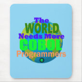 De wereld heeft meer Cobol programmeurs nodig Muismat (Voorkant)