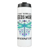 De wereld heeft meer Natuur-insectenlibel nodig Thermosbeker (Voorkant)