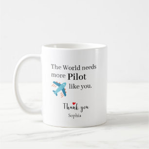 De Wereld Heeft Meer Piloten Zoals Jij Nodig Geper Koffiemok