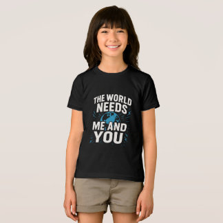DE WERELD HEEFT MIJ EN JOU NODIG Tri-Blend SHIRT