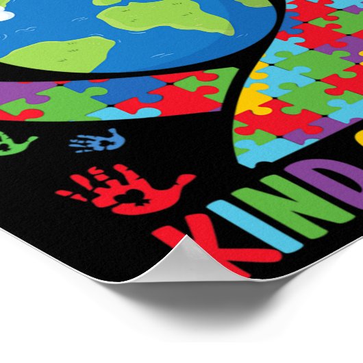 De wereld heeft neurodiversiteit van allerlei soor poster (Hoek)