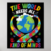 De wereld heeft neurodiversiteit van allerlei soor poster (Voorkant)