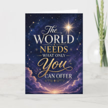 De Wereld Heeft Nodig Wat Alleen Jij Kunt Bieden A