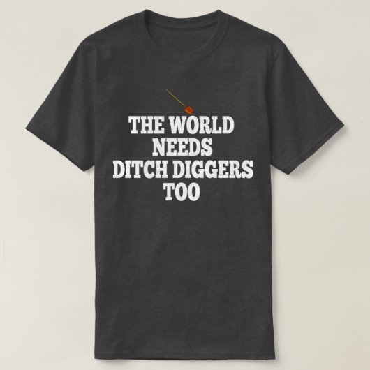 De wereld heeft ook dikke dichters nodig t-shirt (Design voorkant)