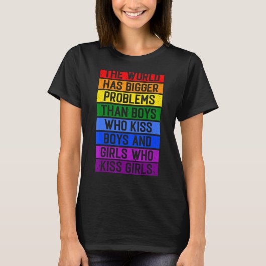 De wereld heeft steeds grotere problemen als gevol t-shirt (Voorkant)
