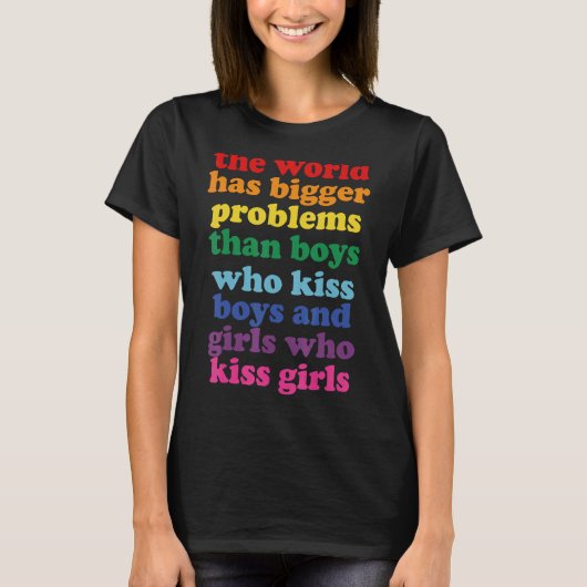 De wereld heeft steeds grotere problemen als gevol t-shirt (Voorkant)