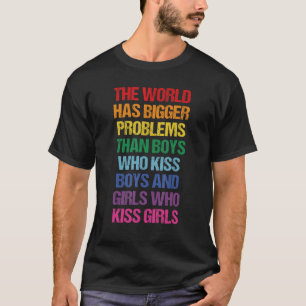 De wereld heeft steeds grotere problemen in de LGB T-shirt