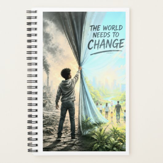 De Wereld Heeft Verandering Nodig Planner (Voorkant)