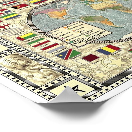 De wereld - ijstijd poster (Hoek)