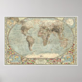 De wereld - ijstijd poster (Voorkant)