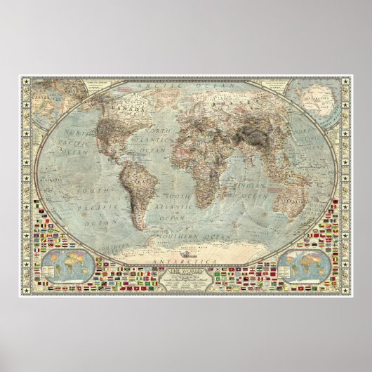 De wereld - ijstijd poster (Voorkant)