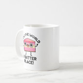 De wereld in de steek laten door een Batter die fu Koffiemok (Voorkant links)