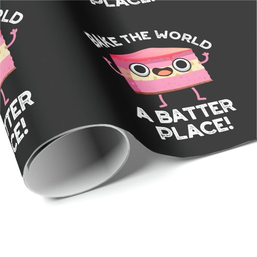 De wereld in de steek laten door een slagtang cadeaupapier (Rol Hoek)