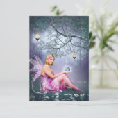 De wereld in mijn hand bedankkaart (Staand voorkant)