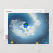 De wereld in zijn Briefkaart (Voorkant / Achterkant)