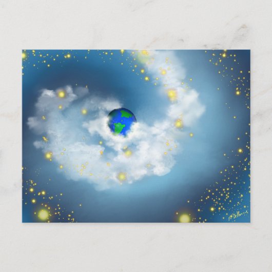 De wereld in zijn Briefkaart (Voorkant)