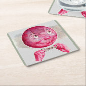 De wereld in zijn geest kartonnen onderzetters (Schuin)