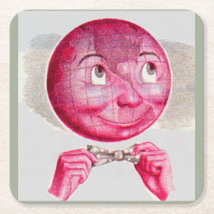 De wereld in zijn geest kartonnen onderzetters