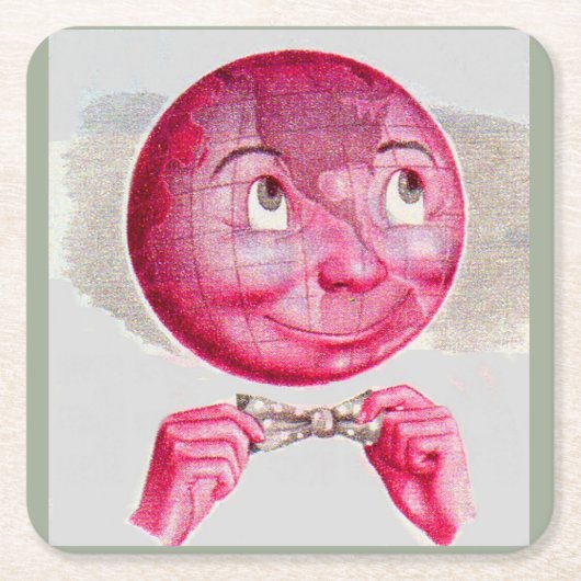 De wereld in zijn geest kartonnen onderzetters (Voorkant)