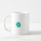De wereld is beter met jou erin sticker koffiemok (Links)