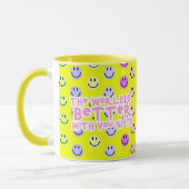 De wereld is beter met jou in zijn mok (Links)