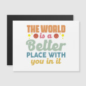 De wereld is een betere plaats met jou erin (Voorkant / Achterkant)