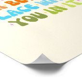 De wereld is een betere plek met jou erin poster (Hoek)