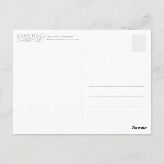 De wereld is een boek BRIEFKAART (Achterkant)