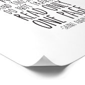 De wereld is een boek, citaat uit Saint Augustine Poster (Hoek)