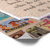 De wereld is een boekdrukkunst poster (Hoek)