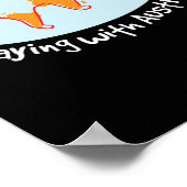 De wereld is een kattebakeneigenaar poster (Hoek)