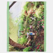 DE WERELD IS EEN KREUZE VLUCHTHAVENBlanket Fleece Deken (Voorkant)