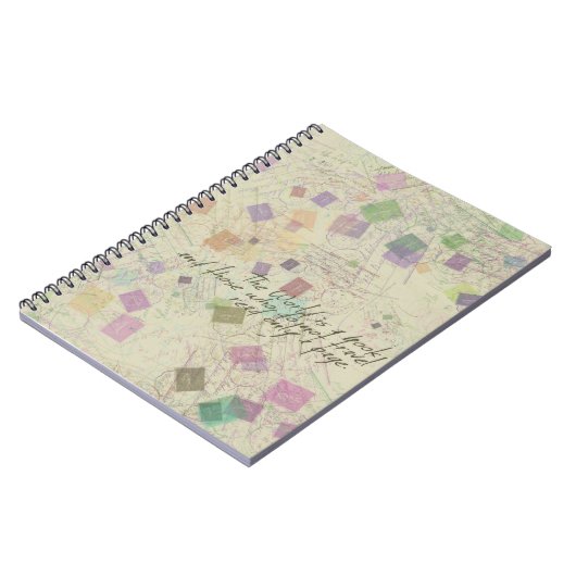 De wereld is een notebook notitieboek (Linkerzijde)