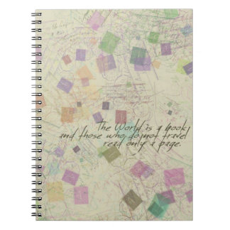 De wereld is een notebook notitieboek
