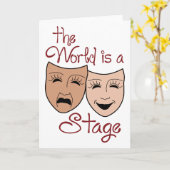 De wereld is een podium kaart (Gele Bloem)