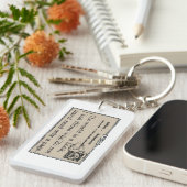 De wereld is een Sleutelhanger van het Boek (Voorkant Rechts)