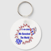 De wereld is gehinderd sleutelhanger (Voorkant)