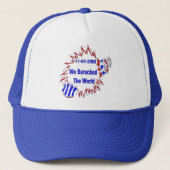 De wereld is gehinderd trucker pet (Voorkant)