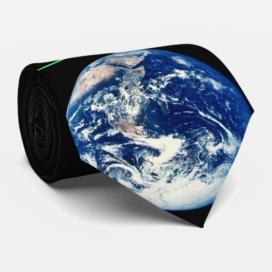 De wereld is geweldige stropdas (Opgerold)