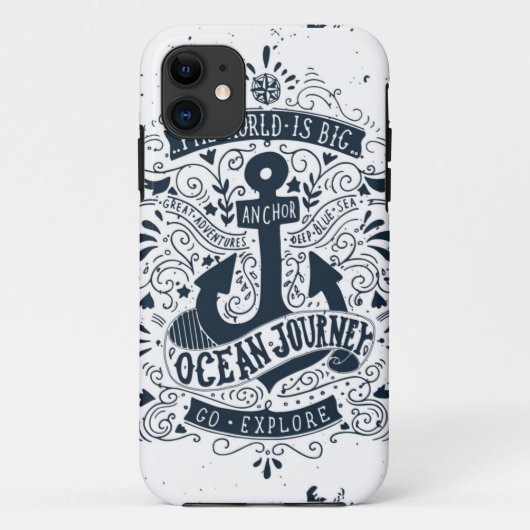 De Wereld Is Groot - Ga Op Ontdekkingstocht Case-Mate iPhone Case (Achterkant)
