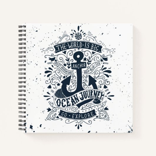 De wereld is groot - ga verkennen notitieboek (Voorkant)