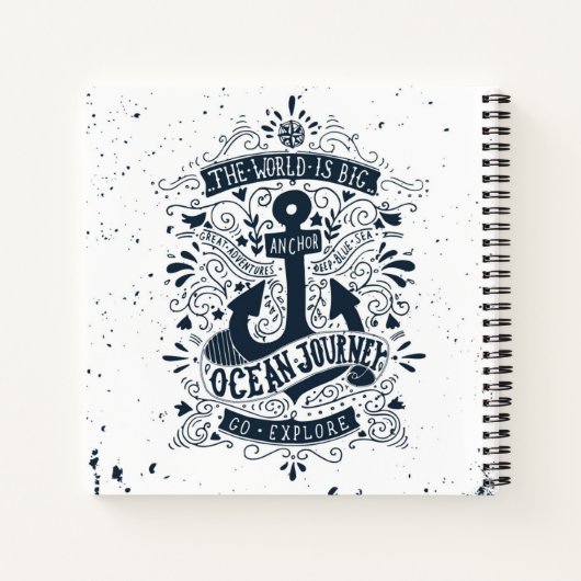 De wereld is groot - ga verkennen notitieboek (Achterkant)