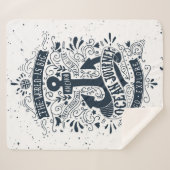 De wereld is groot - ga verkennen sherpa deken (Voorkant (horizontaal))