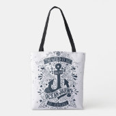 De wereld is groot - ga verkennen tote bag (Achterkant)