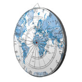 De wereld is het Blauw van de Kunst - Kinderen Dartbord (Voorkant Rechts)